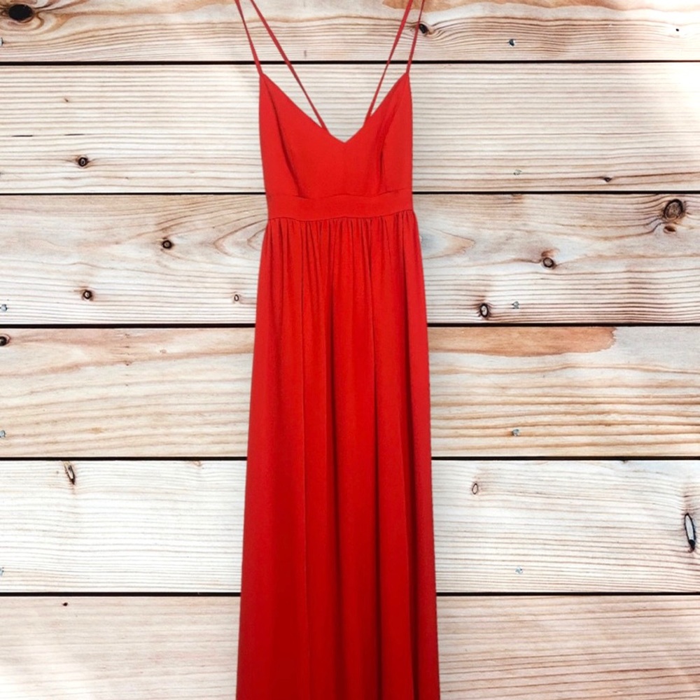 J.Crew Strappy petite maxi dress